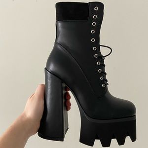 Brand new Lamoda platform boot from dollskill-never worn